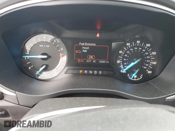 2015 Ford Fusion SE with VIN 3FA6P0H74FR129641, listed as a Copart auction lot 64927095 with 186,861 mi miles and Salvage title. Bid and sale history available at DreamBid. Image 9.