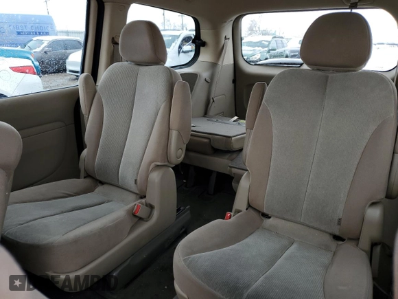 2014 Kia Sedona LX with VIN KNDMG4C75E6548528, listed as a Copart auction lot 49537025 with 187,879 mi miles and Clean Title. Bid and sale history available at carsss.com. Image 10.