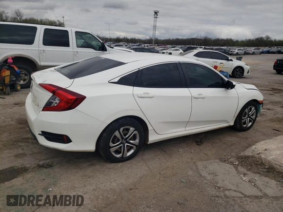 2017 Honda Civic Sedan LX with VIN 19XFC2F52HE079397, listed as a Copart auction lot 50984255 with 98,392 mi miles and Salvage Title. Bid and sale history available at carsss.com. Image 3.