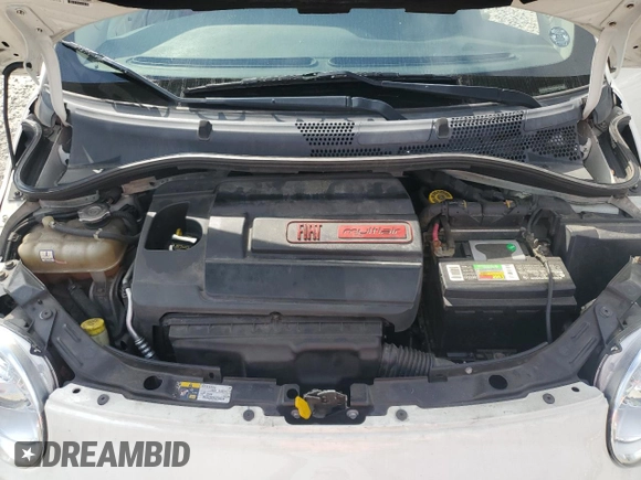 2013 FIAT 500 Pop with VIN 3C3CFFDR0DT514872, listed as a Copart auction lot 59517625 with 137,710 mi miles and Salvage title. Bid and sale history available at DreamBid. Image 11.