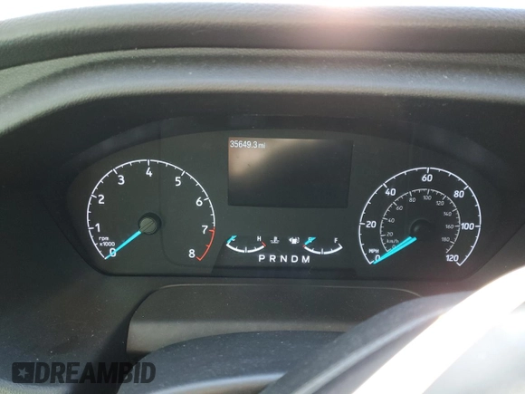 2023 Ford Transit Passenger XL with VIN 1FBVU4X89PKB82684, listed as a Copart auction lot 81326614 with 35,649 mi miles and Salvage title. Bid and sale history available at DreamBid. Image 9.