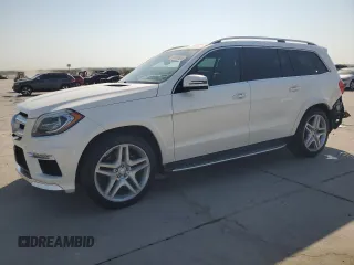 2016 Mercedes-Benz GL with VIN 4JGDF7DE0GA698091, listed as a Copart auction lot 74348604 with 105,196 mi miles and Clean Title. Bid and sale history available at carsss.com. Image 1.