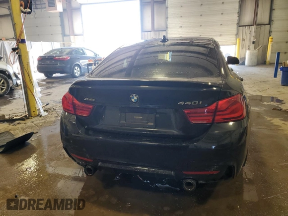 2019 BMW 4 Series 440i xDrive with VIN WBA4J7C52KBM74826, listed as a Copart auction lot 41975995 with 58,930 mi miles and Salvage Title. Bid and sale history available at carsss.com. Image 6.
