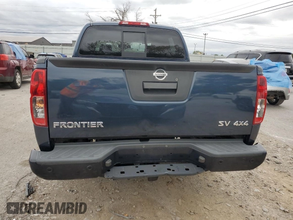 2021 Nissan Frontier SV with VIN 1N6ED0EB2MN715226, listed as a Copart auction lot 76063594 with 33,375 mi miles and Salvage title. Bid and sale history available at DreamBid. Image 6.