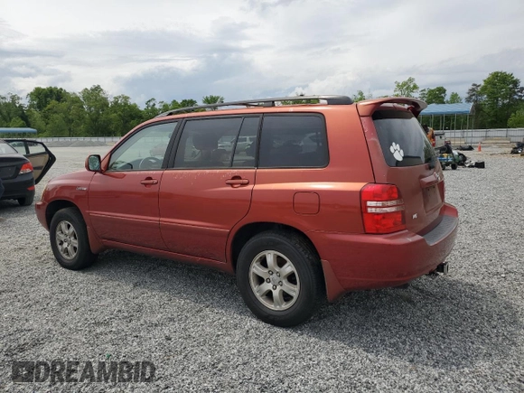 2003 Toyota Highlander z VIN JTEGF21A730118790, wystawiony jako Copart lot #54362285 z przebiegiem 247 642 mil mil oraz Czysty tytuł • Clean title. Historia ofert i sprzedaży dostępna na DreamBid. Obrazek 2.