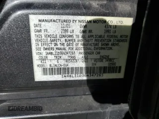 2006 Nissan Altima SE z VIN 1N4BL11D36N347265, wystawiony jako Copart lot #52567775 z przebiegiem 174 962 mil mil oraz Szkoda całkowita • Salvage title. Historia ofert i sprzedaży dostępna na DreamBid. Obrazek 12.