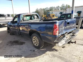 2005 Chevrolet Silverado 1500 Work Truck with VIN 1GCEC14X35Z298508, listed as a Copart auction lot 45917835 with 0 mi miles and Salvage Title. Bid and sale history available at carsss.com. Image 2.