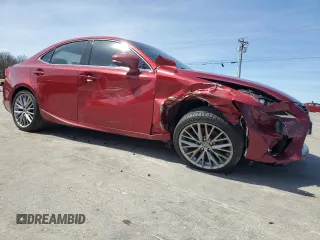 2015 Lexus IS 250 with VIN JTHCF1D2XF5017427, listed as a Copart auction lot 49825695 with 115,850 mi miles and Salvage Title. Bid and sale history available at DreamBid. Image 4.