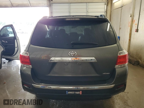 2012 Toyota Highlander Limited with VIN 5TDDK3EHXCS116447, listed as a Copart auction lot 57588265 with 152,799 mi miles and Salvage title. Bid and sale history available at DreamBid. Image 6.