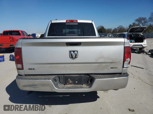 2018 Ram 1500 SLT with VIN 1C6RR6GG3JS126952, listed as a Copart auction lot 46875145 with 119,204 mi miles and Salvage title. Bid and sale history available at DreamBid. Image 6.