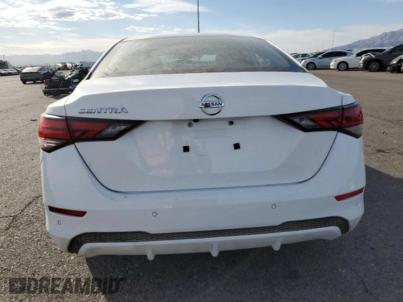 2022 Nissan Sentra S with VIN 3N1AB8BV1NY288326, listed as a Copart auction lot 76569314 with 32,398 mi miles and Salvage Title. Bid and sale history available at carsss.com. Image 6.