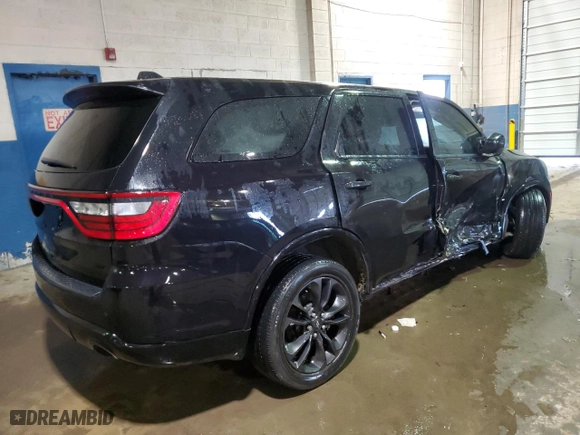 2022 Dodge Durango GT Plus with VIN 1C4RDJDG7NC185436, listed as a Copart auction lot 86258404 with 38,202 mi miles and Salvage Title. Bid and sale history available at carsss.com. Image 3.