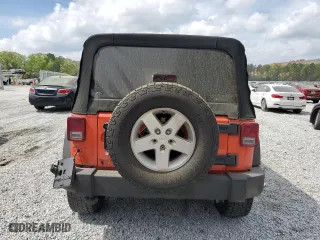 2015 Jeep Wrangler Unlimited Sport with VIN 1C4HJWDGXFL726174, listed as a Copart auction lot 51895295 with 107,377 mi miles and Salvage Title. Bid and sale history available at carsss.com. Image 6.