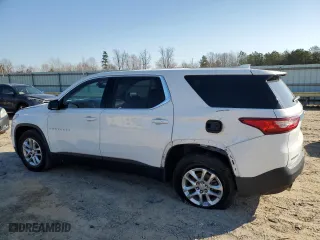 2018 Chevrolet Traverse LS with VIN 1GNERFKW2JJ282581, listed as a Copart auction lot 48068805 with 151,787 mi miles and Salvage Title. Bid and sale history available at carsss.com. Image 2.