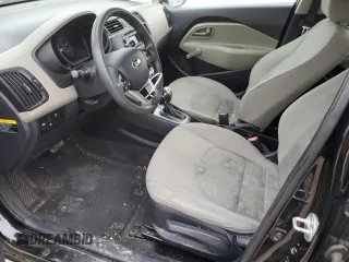 2014 Kia Rio LX with VIN KNADM4A32E6400150, listed as a Copart auction lot 43740215 with 168,310 mi miles and Salvage Title. Bid and sale history available at carsss.com. Image 7.