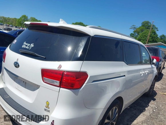 2015 Kia Sedona EX with VIN KNDMC5C14F6066311, listed as a IAAI auction lot 41968881 with 190,513 mi miles. Bid and sale history available at carsss.com. Image 4.
