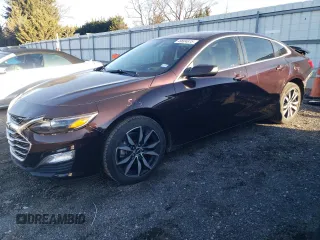 2020 Chevrolet Malibu RS with VIN 1G1ZG5ST7LF119570, listed as a Copart auction lot 49604875 with 27,819 mi miles and Salvage Title. Bid and sale history available at DreamBid. Image 1.