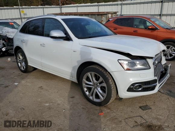 2016 Audi SQ5 Premium Plus with VIN WA1CCAFP2GA009666, listed as a Copart auction lot 76246243 with 89,356 mi miles. Bid and sale history available at carsss.com. Image 4.