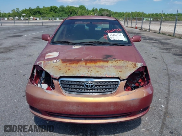 2005 Toyota Corolla CE с VIN 2T1BR32E35C322122, выставлен на аукционе IAAI как лот 42206966 с пробегом 228 413 миль миль и . История ставок и продаж доступна на DreamBid. Изображение 6.