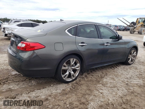 2012 Infiniti M37 with VIN JN1BY1AP1CM334623, listed as a Copart auction lot 88463105 with 132,241 mi miles and Salvage Title. Bid and sale history available at carsss.com. Image 3.