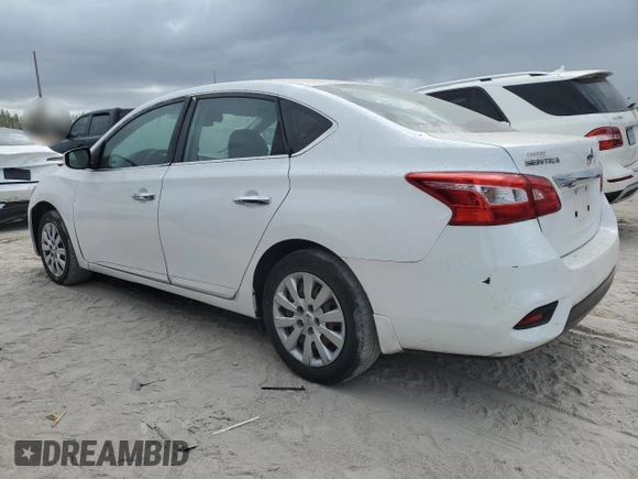 2018 Nissan Sentra S with VIN 3N1AB7AP0JY319301, listed as a Copart auction lot 55420045 with 35,761 mi miles and Salvage Title. Bid and sale history available at DreamBid. Image 2.