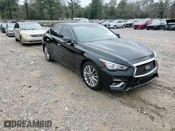 2020 Infiniti Q50 Luxe z VIN JN1EV7AR2LM252670, wystawiony jako Copart lot #45817375 z przebiegiem 69 305 mil mil oraz Szkoda całkowita • Salvage title. Historia ofert i sprzedaży dostępna na DreamBid. Obrazek 11.