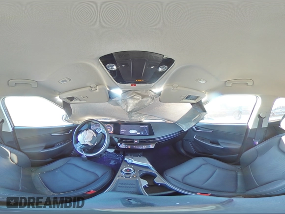 2023 Kia EV6 Wind with VIN KNDC34LA1P5612379, listed as a Copart auction lot 81936564 with 14,893 mi miles and Salvage Title. Bid and sale history available at carsss.com. Image 14.