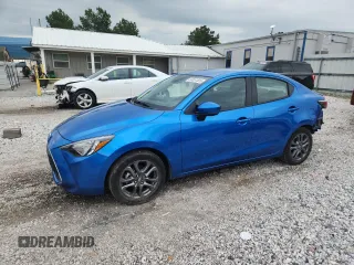 2019 Toyota Yaris L z VIN 3MYDLBYV5KY516336, wystawiony jako Copart lot #58861605 z przebiegiem 20 818 mil mil oraz Szkoda całkowita • Salvage title. Historia ofert i sprzedaży dostępna na DreamBid. Obrazek 1.