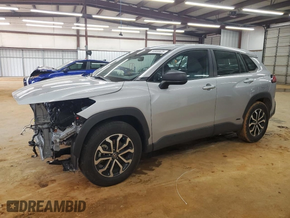 2024 Toyota Corolla Cross Hybrid S z VIN 7MUFBABG7RV035039, wystawiony jako Copart lot #56900825 z przebiegiem 6 331 mil mil oraz Szkoda całkowita • Salvage title. Historia ofert i sprzedaży dostępna na DreamBid. Obrazek 1.