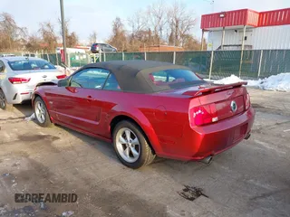 2007 Ford Mustang GT Deluxe with VIN 1ZVFT85H575257339, listed as a IAAI auction lot 41250343 with 134,120 mi miles and . Bid and sale history available at DreamBid. Image 3.