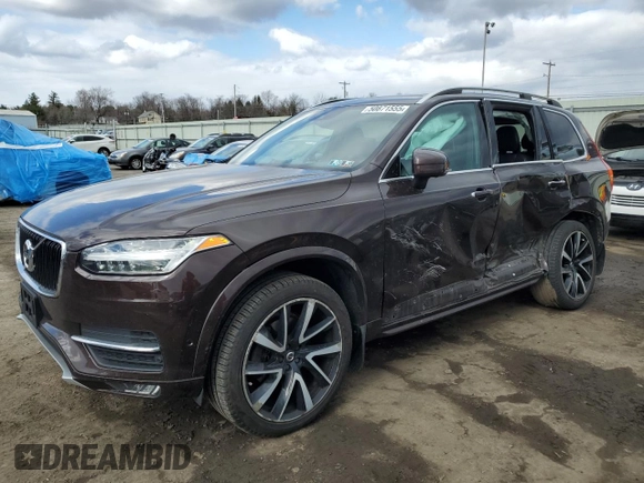 2018 Volvo XC90 Momentum with VIN YV4A22PK8J1348848, listed as a Copart auction lot 50871555 with 86,042 mi miles and Salvage Title. Bid and sale history available at carsss.com. Image 1.