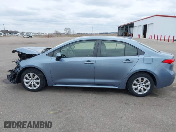 2020 Toyota Corolla LE with VIN JTDEPRAE2LJ033192, listed as a IAAI auction lot 41971573 with 86,265 mi miles. Bid and sale history available at carsss.com. Image 15.