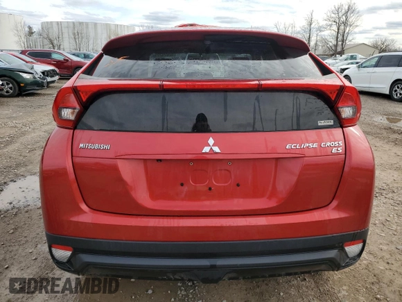 2018 Mitsubishi Eclipse Cross ES with VIN JA4AT3AA0JZ048738, listed as a Copart auction lot 52024325 with 67,810 mi miles and Salvage title. Bid and sale history available at DreamBid. Image 6.