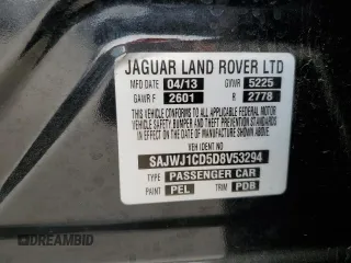 2013 Jaguar XJ z VIN SAJWJ1CD5D8V53294, wystawiony jako Copart lot #49711445 z przebiegiem 100 675 mil mil oraz Szkoda całkowita • Salvage title. Historia ofert i sprzedaży dostępna na DreamBid. Obrazek 14.