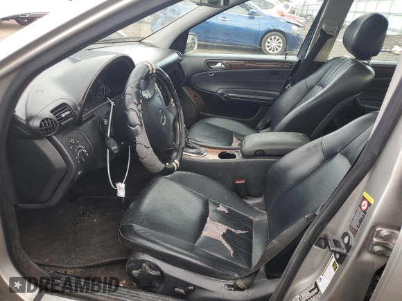 2006 Mercedes-Benz C 280 Luxury with VIN WDBRF92H56F761396, listed as a Copart auction lot 50521075 with Not Provided miles and Salvage Title. Bid and sale history available at DreamBid. Image 7.