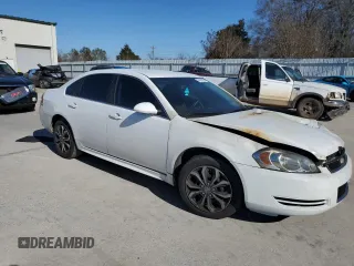 2013 Chevrolet Impala Police with VIN 2G1WD5E39D1124592, listed as a Copart auction lot 44036955 with 0 mi miles and Salvage Title. Bid and sale history available at carsss.com. Image 4.