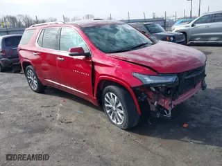 2023 Chevrolet Traverse Premier with VIN 1GNERKKW5PJ236499, listed as a IAAI auction lot 41410826 with 55,959 mi miles. Bid and sale history available at carsss.com. Image 1.