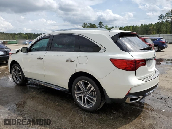 2018 Acura MDX Advance with VIN 5J8YD3H93JL000409, listed as a Copart auction lot 51429575 with 41,359 mi miles and Non Repairable. Bid and sale history available at carsss.com. Image 2.