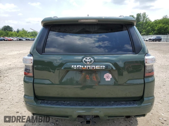 2022 Toyota 4Runner TRD Sport with VIN JTESU5JRXN5986229, listed as a Copart auction lot 61629845 with 44,127 mi miles and Clean title. Bid and sale history available at DreamBid. Image 6.