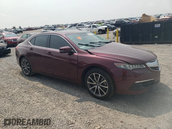 2016 Acura TLX Technology with VIN 19UUB2F55GA010961, listed as a Copart auction lot 59317605 with Not provided miles and Salvage title. Bid and sale history available at DreamBid. Image 4.