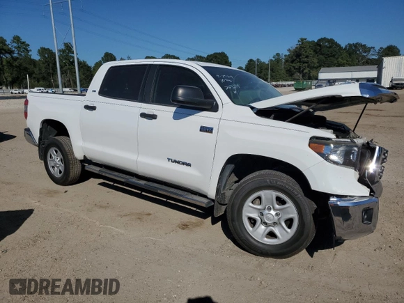 2020 Toyota Tundra 2WD SR5 with VIN 5TFEY5F17LX263254, listed as a Copart auction lot 73568964 with 57,348 mi miles and Salvage Title. Bid and sale history available at carsss.com. Image 4.