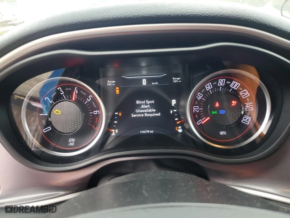 2019 Dodge Challenger SXT with VIN 2C3CDZAG4KH541458, listed as a Copart auction lot 43956305 with 114,179 mi miles and Salvage Title. Bid and sale history available at carsss.com. Image 9.