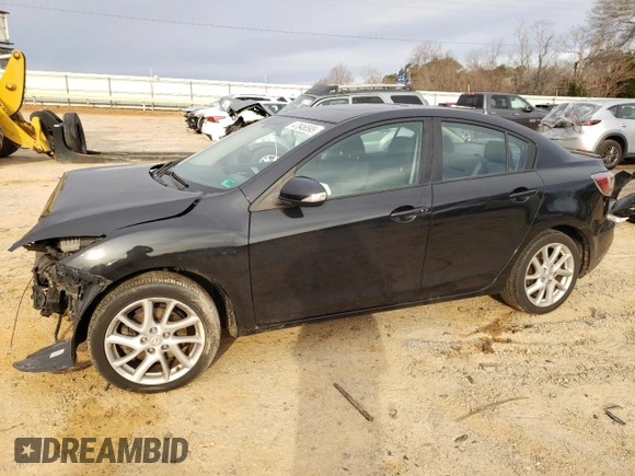 2012 Mazda 3 s Touring with VIN JM1BL1V54C1572990, listed as a Copart auction lot 47846595 with 142,672 mi miles and Salvage Title. Bid and sale history available at carsss.com. Image 1.