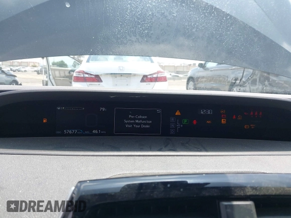 2017 Toyota Prius Two with VIN JTDKARFUXH3041668, listed as a IAAI auction lot 42421754 with 57,677 mi miles and . Bid and sale history available at DreamBid. Image 7.