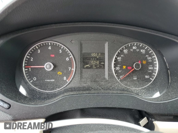 2012 Volkswagen Jetta SE with VIN 3VWDX7AJ8CM116395, listed as a Copart auction lot 59559515 with 115,348 mi miles and Non repairable. Bid and sale history available at DreamBid. Image 9.