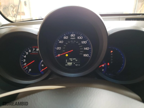 2007 Acura RDX Tech Pkg with VIN 5J8TB18517A000608, listed as a Copart auction lot 48132265 with 227,841 mi miles and Salvage Title. Bid and sale history available at carsss.com. Image 9.