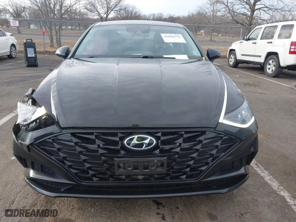 2021 Hyundai Sonata SEL with VIN KMHL14JA0MA160383, listed as a IAAI auction lot 41666736 with 32,988 mi miles. Bid and sale history available at carsss.com. Image 12.