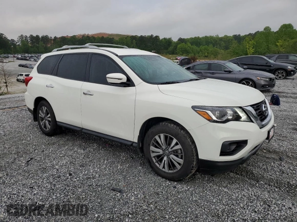 2020 Nissan Pathfinder S with VIN 5N1DR2AN5LC614845, listed as a Copart auction lot 54399345 with 82,754 mi miles and Salvage title. Bid and sale history available at DreamBid. Image 4.