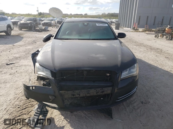2013 Audi A8 3.0L with VIN WAUAGAFDXDN032766, listed as a Copart auction lot 84275944 with 127,388 mi miles and Salvage title. Bid and sale history available at DreamBid. Image 5.