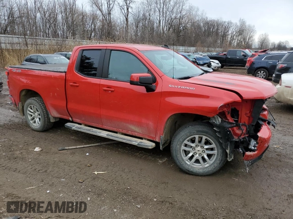 2019 Chevrolet Silverado 1500 RST with VIN 1GCRYEEK2KZ285600, listed as a Copart auction lot 83615634 with 37,625 mi miles and Clean Title. Bid and sale history available at DreamBid. Image 4.